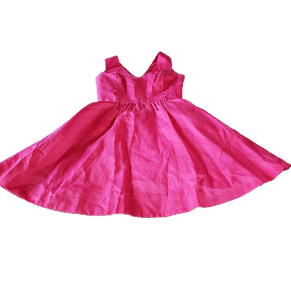 vineyard vines kentucky derby dress Pink Silk Blend Fit & Flare Sz XS Bust 32 - Picture 3 of 13